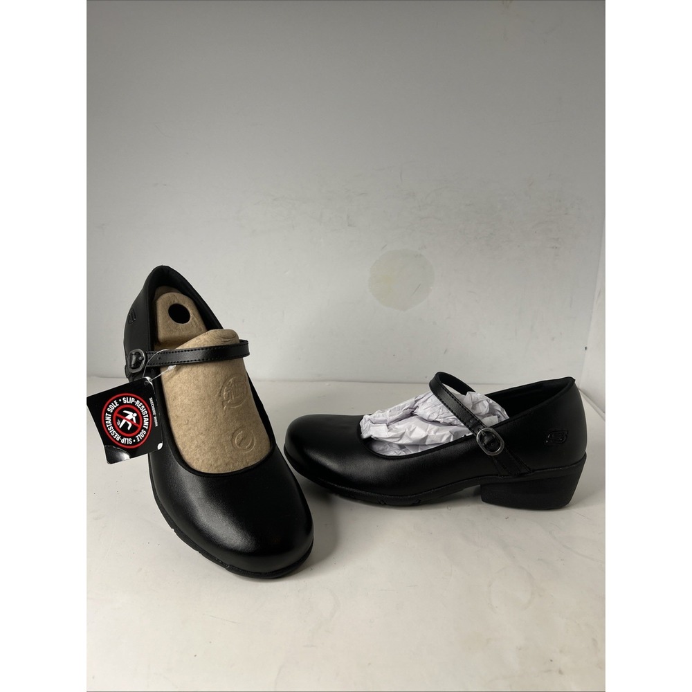 Skechers Mary Jane Elsit Slip Resistant Health Care Professional Work Sz 9.5